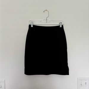 Ann Taylor Elegant Black Mini Skirt